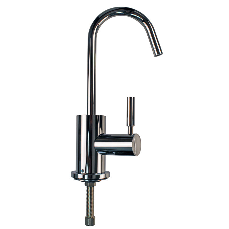 9-1/2" Contemporary 1-Lever Cold Water Dispenser Faucet, Polished Chrome
