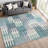 Machine Washable Indoor/Outdoor Aten ACN2328 Geometric Rug-1901756441