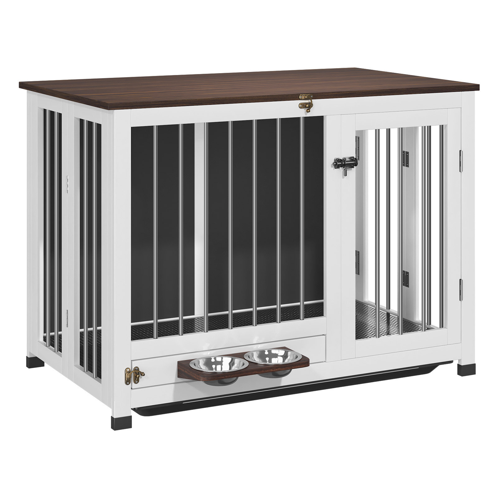 Tucker Murphy Pet™ Dog Crate Furniture Indoor Wooden Kennel with