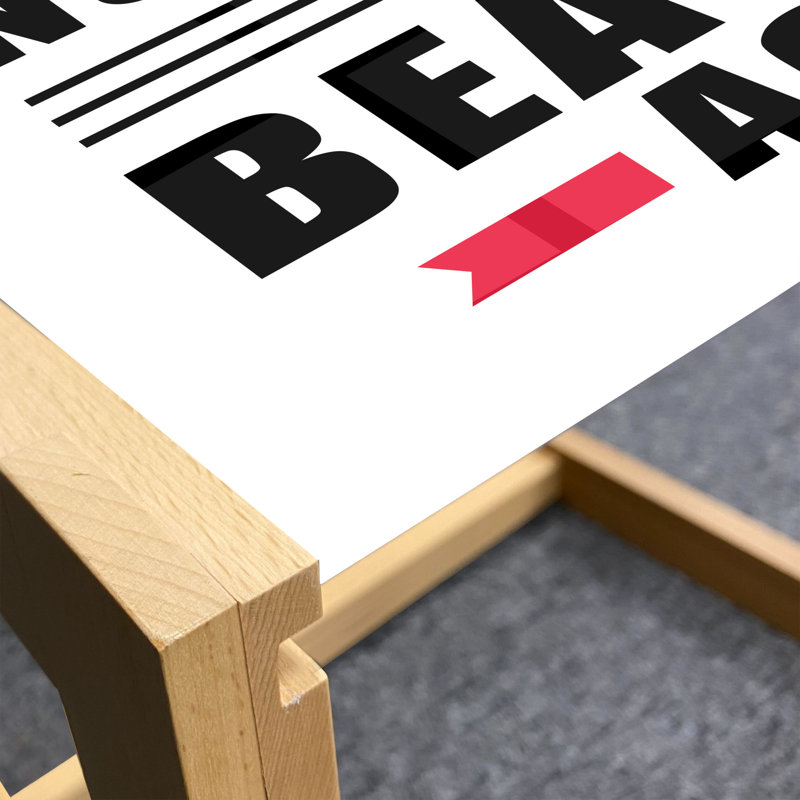 Ineslta Trestle Coffee Table, 40cm H x 74cm W x 62cm D