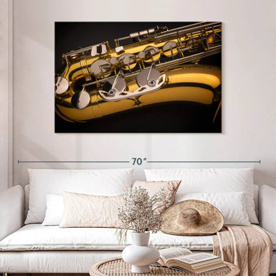Abarca Shiny Golden Saxophone