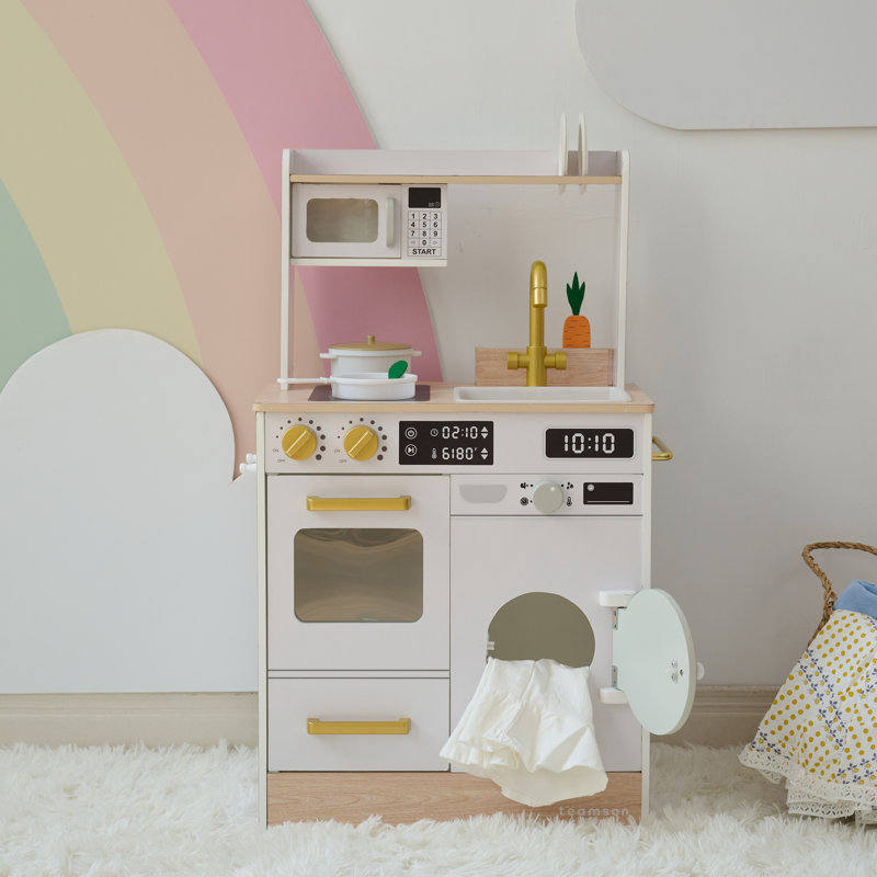 Teamson Kids - Little Chef Lake Tahoe Master Play Kitchen, White