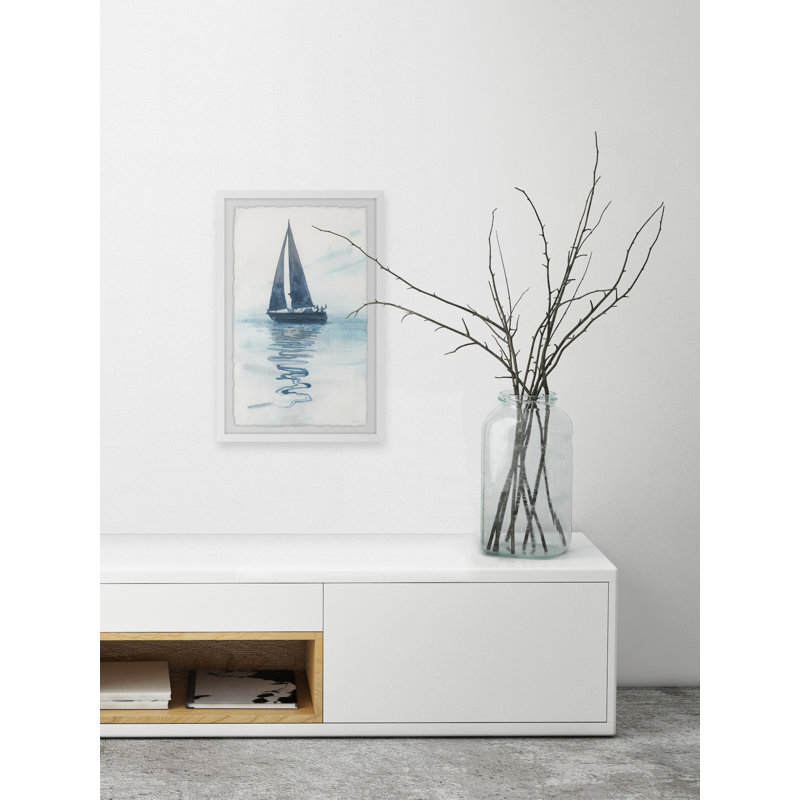 Sailing Shadow by Parvez Taj - Single Picture Frame Painting, 30 cm H x 20 cm W