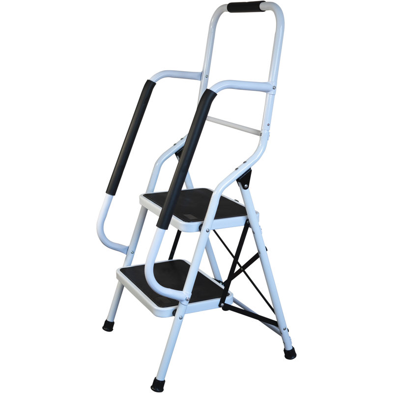 2 - Step Metal Folding Step Stool