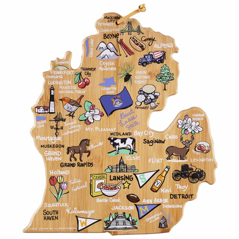 Planche à découper et à servir Michigan