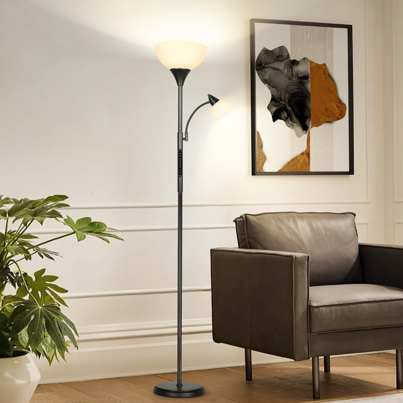 181.6cm Black Tree Floor Lamp