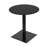 Mies Round Iron Top with Iron Base Dining Table