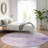 Machine Washable Indoor/Outdoor Xhevrie Lilac Rug-16805433