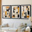 ABSTRACT Series DV - Impression sur mesure encadrée de qualité supérieure - 3 pièces-1930770475-1930770472