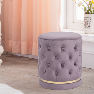 Dontaysha Solid Wood Accent Stool