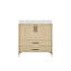 Meuble-lavabo de salle de bain, meuble-lavabo avec rangement Freestangding avec comptoir et trou pour robinet-1068780924