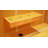 The Original Floating Shower Bench Kit with Orange Waterproof Board and Original Shower Bench Bracket (14x24")