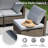 10 - Person Patio Conversation Set with Cushions-98271836
