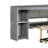 Tufted pholstered Full Daybed with Full Trundle, Storage Shelves and Charging Ports-672340875