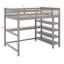 Lit mezzanine double avec tablettes et bureau-1835368701