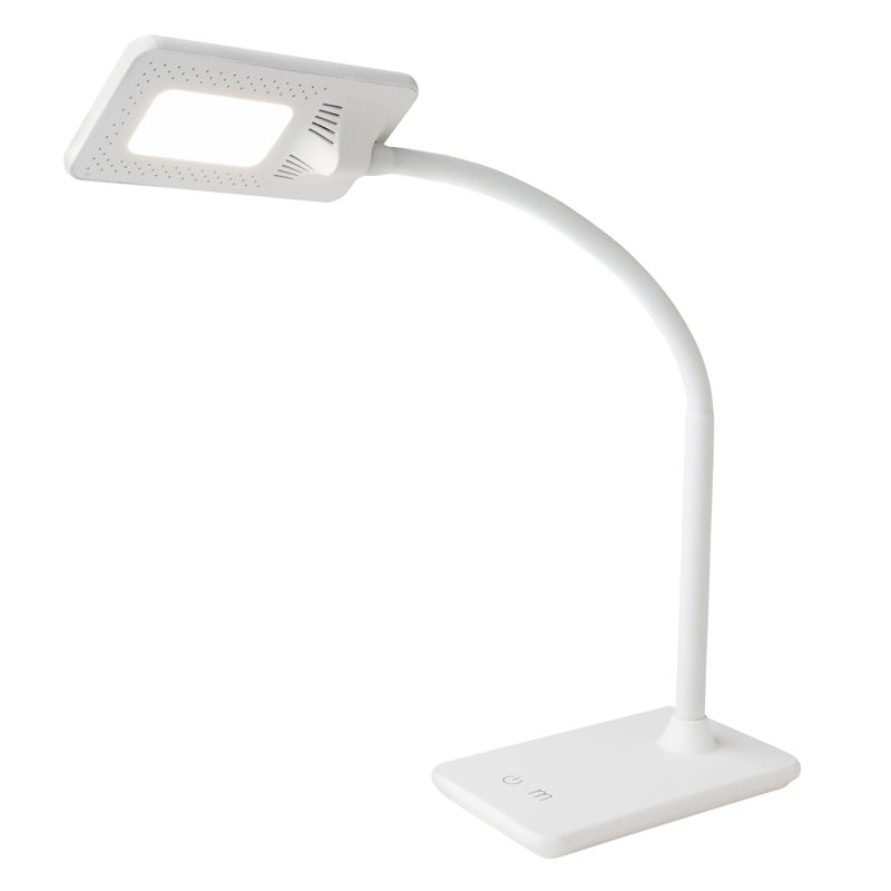 Lampe de bureau 12 "avec USB Yates, Blanc