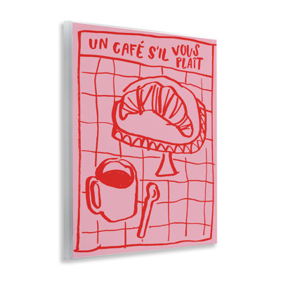 Cafe Brunch Doodles Wall Plaque, design by Jenaya Jackson