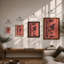Bamboo Silhouette Botanical - Framed Print-1447679577-1447679576