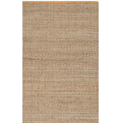 Tapis beige en jute / coton tissé à la main Scorpius