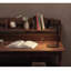 Bureau en bois d'hévéa avec tablettes et 2 tiroirs-496396264