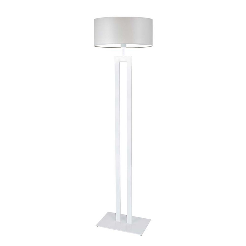 Artimizia 161cm Traditional Floor Lamp, Light Grey, White