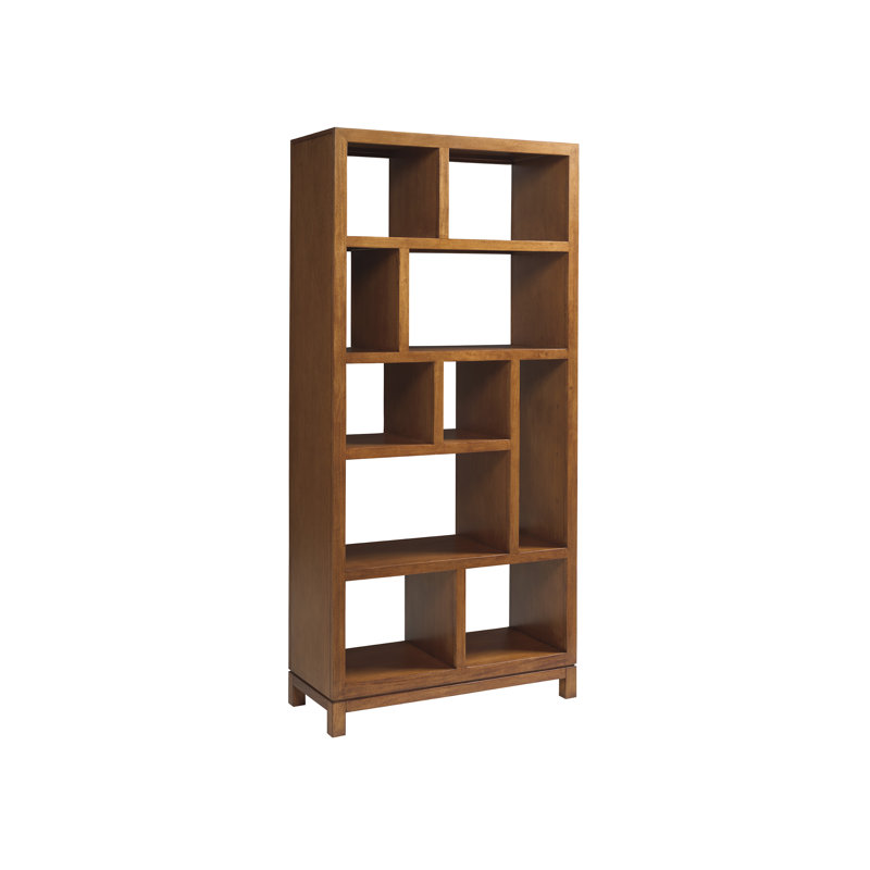 La Costa Solid Wood Geometric Bookcase