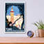 «Tunis» par Vintage Posters, art mural en verre acrylique, 12 po x 16 po