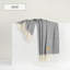 Pinstripe Cashmere/Lambswool Throw-1784883588