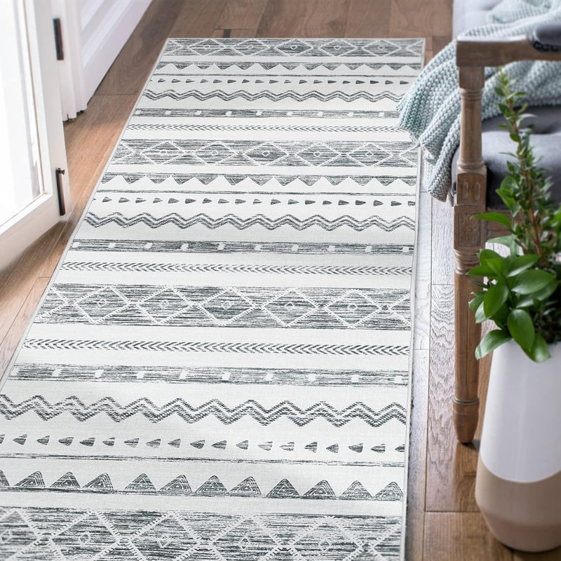 Tapis intérieur lavable Khloye Chenille Mashine, Tapis de couloir 2 pi x 5 pi