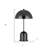 Saed 20 Inch Metal Accent Table Lamp With Dome Shade-950451597