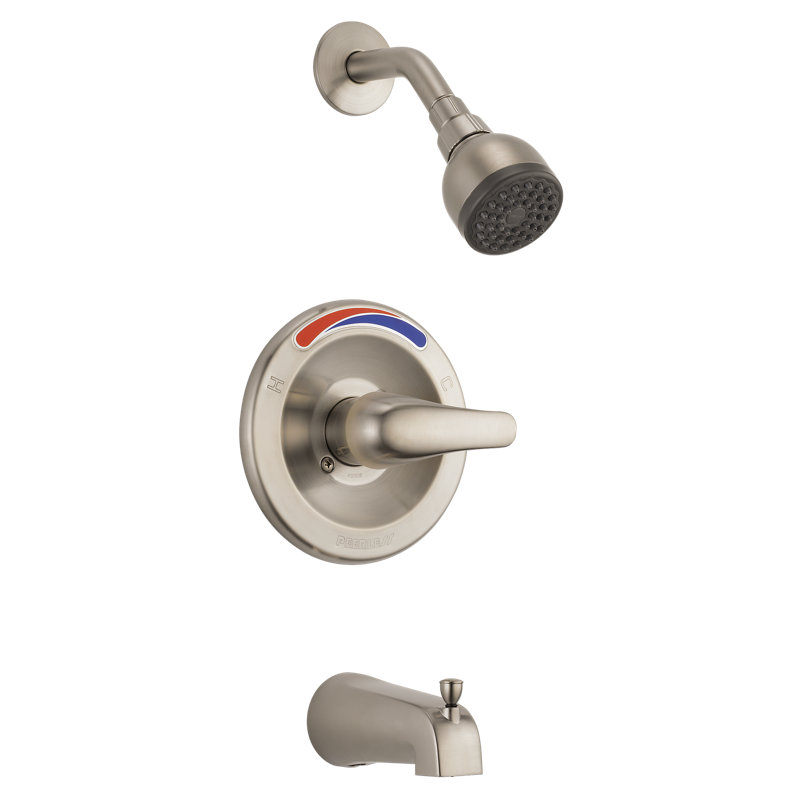 Core Tub & Shower Faucet, Brushed Nickel