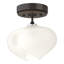 Ume Frosted Glass 1 - Light Semi Flush Mount-66074593-66074595