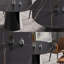 53.15"Modern Artificial Stone Round Carbon Steel Base Dining Table-Can Accommodate 6 People