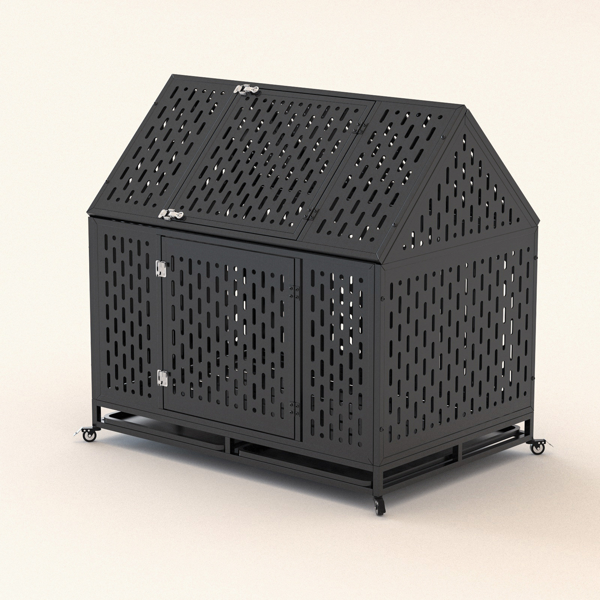 Picture of Tucker Murphy Pet™ Heavy Duty Dog Crate Indestructible Pet Dog Cage ...