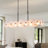 6 - Light White Mist Kitchen Island Chandelier