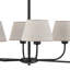 Younker 6 - Light Shaded Chandelier