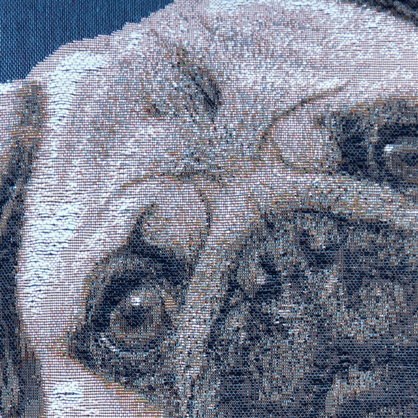Pug Animal Print Reversible Throw Pillow