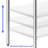 24" W x 36" L Stainless Steel Work Table with Undershelf & Caster Wheels