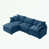Blue Chenille