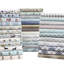 Ensemble de 4 très grand drap, 100% flanelle de coton, imprimé à chevrons, douillet et doux, drap plat, 2 taies d'oreiller ajustées, facile d'entretien