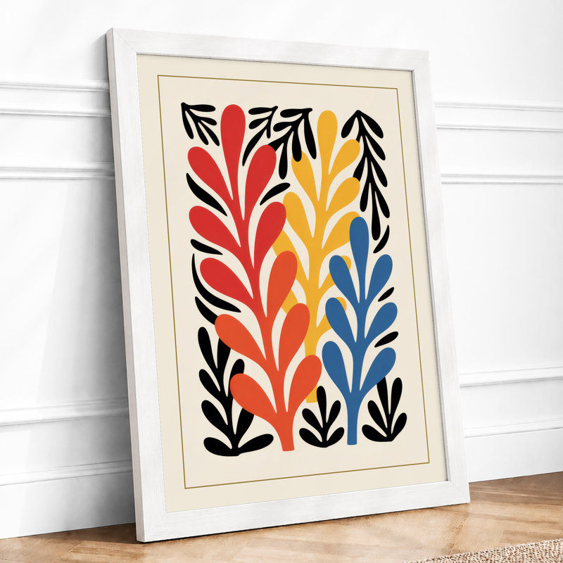 Forms Botanical - Print, A2 - 59.4 x 42.0 cm, White