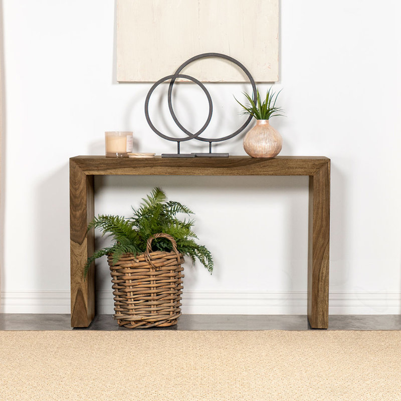 Rectangular Entryway Console Table