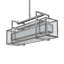 42" Long Nelson Oblong Pendant