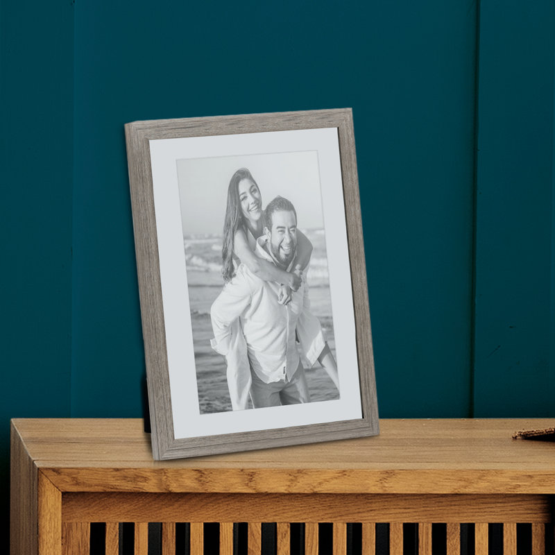 Ensemble de cadres photo en bois chromé, 5 po x 7 po, 8 po x 10 po