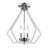 Buckeys 3 - Light Steel Dimmable Geometric Chandelier-1046231311