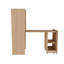 Adjustable-height Desk With Storage Shelves And Casters-45278307