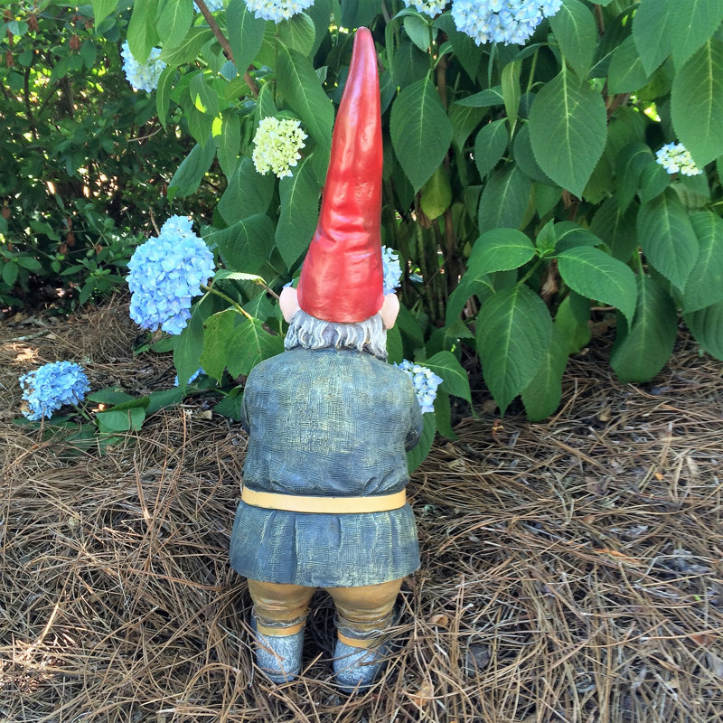 Mordecai Gnome Garden Statue, H 20 po x l 6 po x P 8,25 po