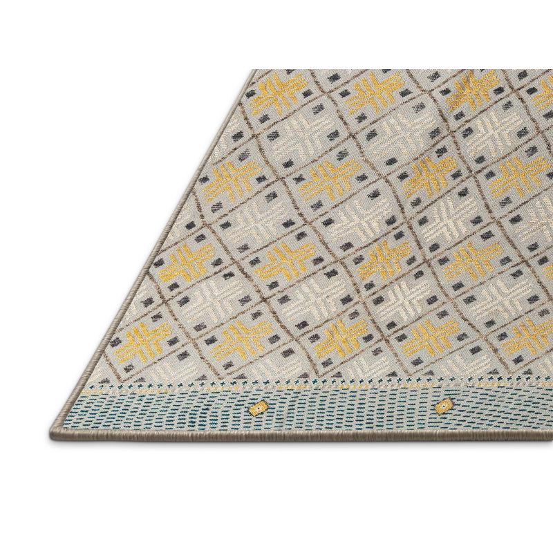 Abstract Indoor Rug, Rectangle 7' x 10'