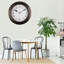 Horloge murale rétro, horloge classique rétro silencieuse de 10 po, facile à lire, horloge à quartz de qualité à piles, chambre à coucher décorative, cuisine, bureau