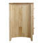 Table de chevet 3 tiroirs en bois massif vernis naturel-1495282595